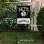 Brooklyn Nets Garden Flag and Flagpole Stand