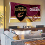 Cleveland Cavaliers Dual Logo 3x5 Banner Flag