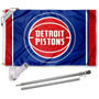 Detroit Pistons Flag Pole and Bracket Kit