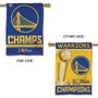 Golden State Warriors NBA 2022 Champions Double Sided House Banner