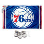 Philadelphia 76ers Banner Flag with Tack Wall Pads