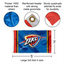 Oklahoma City Thunder Flag Pole and Bracket Kit