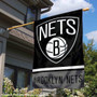 Brooklyn Nets Logo Double Sided House Flag