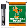 Milwaukee Bucks Hardwood Classics Garden Flag and Flag Pole Stand