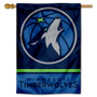 Minnesota Timberwolves Logo Double Sided House Flag