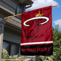 Miami Heat  Logo Double Sided House Flag