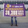 Los Angeles Lakers LaBron James Scoring Record 3x5 Banner Flag