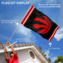 Toronto Raptors Flag Pole and Bracket Kit