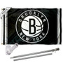 Brooklyn Nets Flag Pole and Bracket Kit