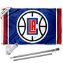 Los Angeles Clippers Flag Pole and Bracket Kit