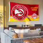 Atlanta Hawks Dual Logo 3x5 Banner Flag