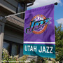 Utah Jazz Purple Double Sided House Flag