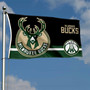 Milwaukee Bucks Dual Logo 3x5 Banner Flag