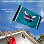 Charlotte Hornets Flag Pole and Bracket Kit