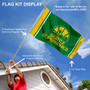 Seattle Sonics Hardwood Flag Pole and Bracket Kit