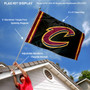 Cleveland Cavaliers Black Flag Pole and Bracket Kit