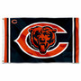 Chicago Bears Logos Flag