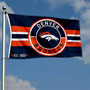 Denver Broncos Patch Button Circle Logo Banner Flag