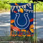 Indianapolis Colts Fall Football Leaves Decorative Double Sided Garden Flag