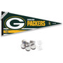 Green Bay Packers Banner Pennant with Tack Wall Pads