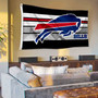 Buffalo Bills Black Stripes 3x5 Banner Flag