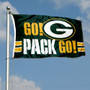 Green Bay Packers Go Pack Go Flag