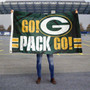 Green Bay Packers Go Pack Go Flag