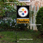Pittsburgh Steelers Garden Flag and Stand Kit