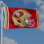 San Francisco 49ers New Helmet Flag
