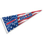 Buffalo Bills Nation USA Americana Stars and Stripes Pennant Flag