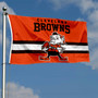 Cleveland Browns Throwback Retro Vintage Logo Flag