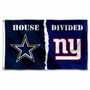 House Divided Flag - Cowboys vs Giants