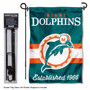 Miami Dolphins Retro Garden Banner and Flag Stand