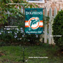 Miami Dolphins Retro Garden Banner and Flag Stand