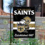 New Orleans Saints Throwback Logo Double Sided Garden Flag Flag