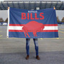 Buffalo Bills Throwback Retro Vintage Logo Flag