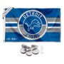 Detroit Lions Patch Button Banner Flag with Tack Wall Pads