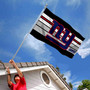 New York Giants Black Stripes 3x5 Banner Flag