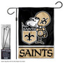 New Orleans Saints Mascot Garden Flag and Stand Pole Mount