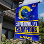 Super Bowl LVI Champions Banner Flag for Los Angeles Rams