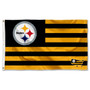 Pittsburgh Steelers American Stripes Nation Flag