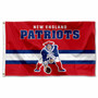 New England Patriots Throwback Retro Vintage Logo Flag