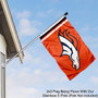 Denver Broncos 2x3 Feet Flag