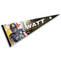 Pittsburgh Steelers Watt Pennant Flag