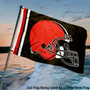 Cleveland Browns 2x3 Feet Flag