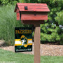 Green Bay Packers Throwback Logo Double Sided Garden Flag Flag
