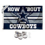 Dallas Cowboys How About Them Cowboys Banner Flag with Tack Wall Pads