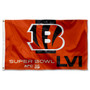 Cincinnati Bengals AFC Super Bowl LVI Bound Flag