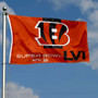 Cincinnati Bengals AFC Super Bowl LVI Bound Flag