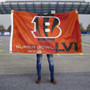 Cincinnati Bengals AFC Super Bowl LVI Bound Flag